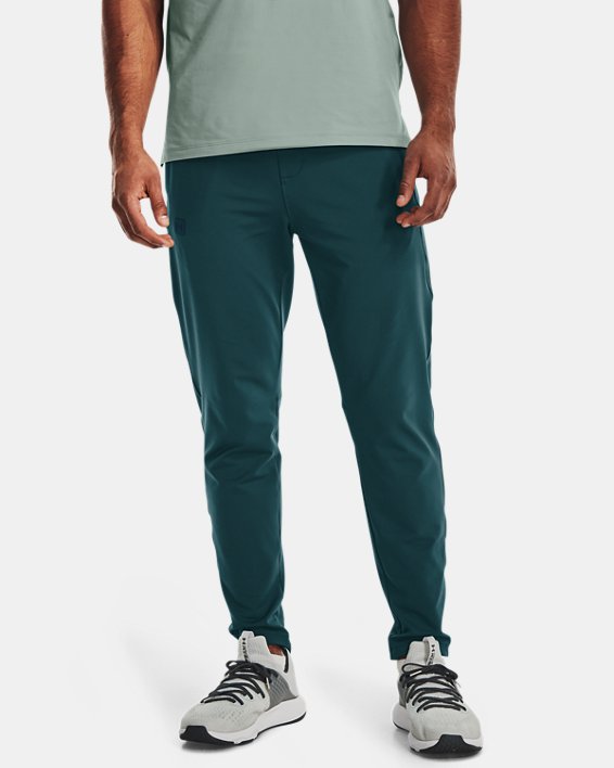 Men's UA Meridian Tapered Pants, Green, pdpMainDesktop image number 0